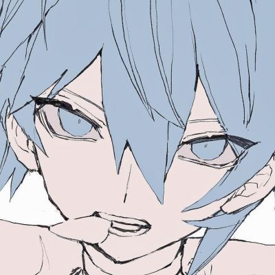 酷炫动漫男头手绘
