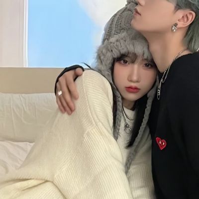真人情侣头像ins双人