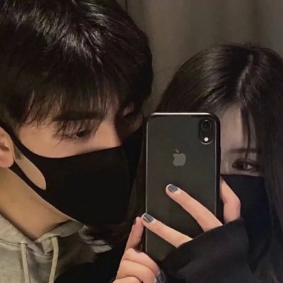 情侣头像真人一左一右