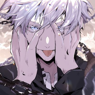 酷炫动漫男头手绘