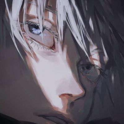 酷炫动漫男头手绘