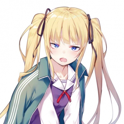 动漫马尾女生头像