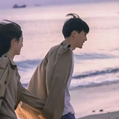 真人情侣头像ins双人