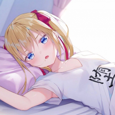 动漫马尾女生头像