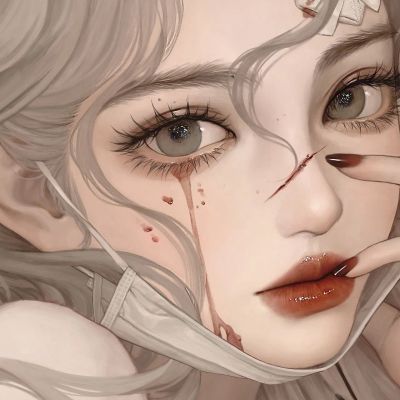 女生头像小众高级手绘