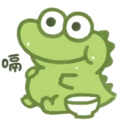可爱超火的绿鳄鱼表情包头像图片