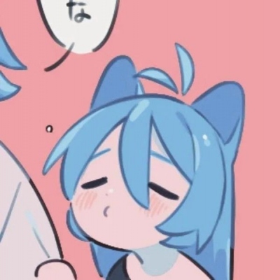 动漫情头蓝色一对