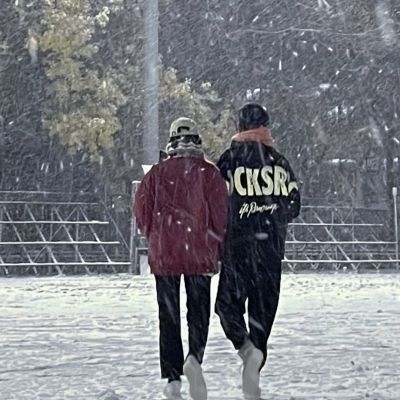 冬天雪景情侣头像