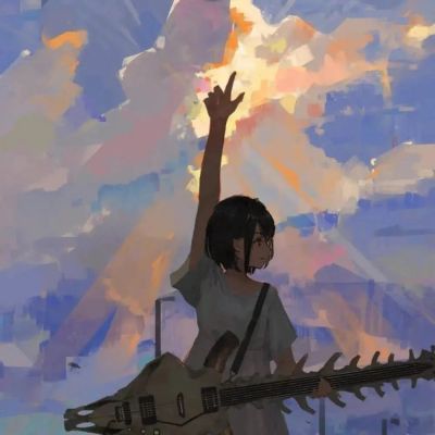 氛围感女生头像动漫