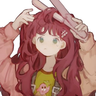 头像小众动漫女生