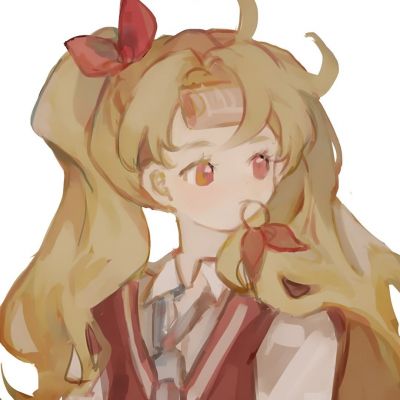 头像小众动漫女生