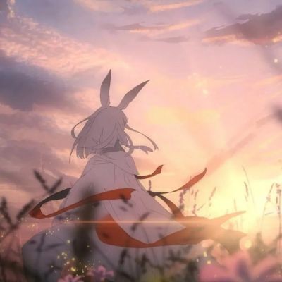 氛围感女生头像动漫