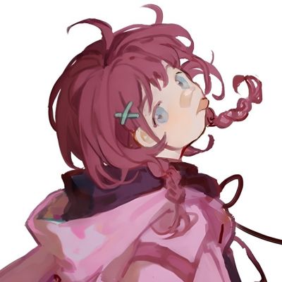 头像小众动漫女生