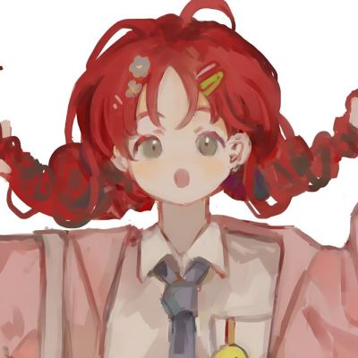 头像小众动漫女生
