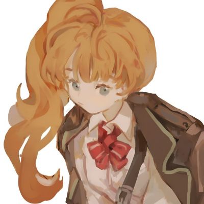 头像小众动漫女生