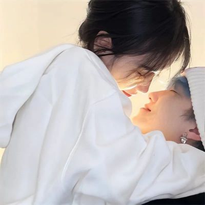 温柔氛围感情侣头像