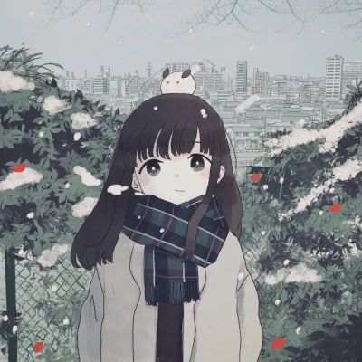氛围感女生头像动漫