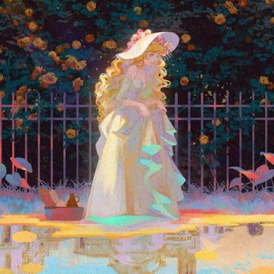 氛围感女生头像动漫