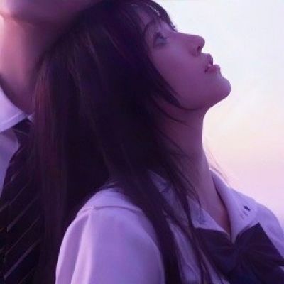 甜蜜情头一左一右真人高清图片