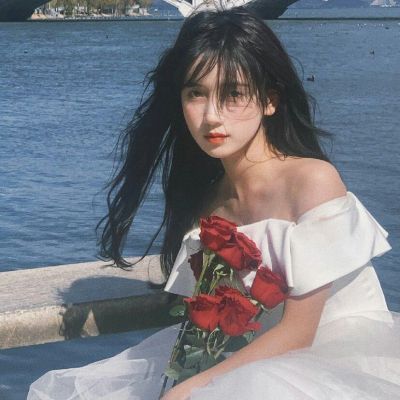 唯美花朵氛围系列女生头像图片