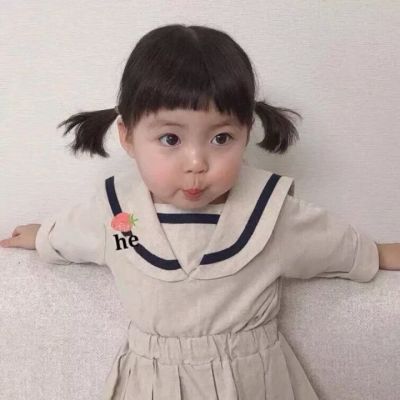 萌娃真人情侣头像宠溺