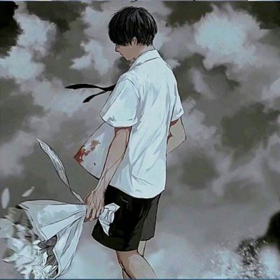 丧系头像男生动漫伤感