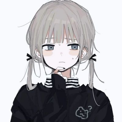 很火的手绘头像动漫女