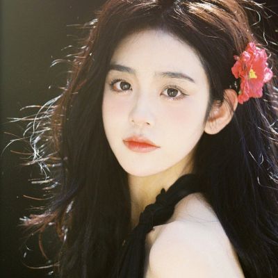 唯美花朵氛围系列女生头像图片