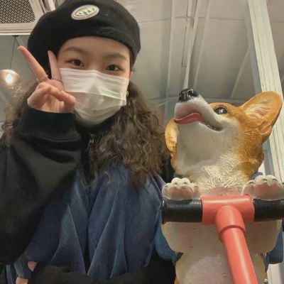 小众情侣头像对象是狗