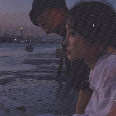 海边唯美浪漫情侣头像图片