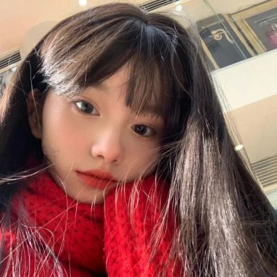 女生头像ins高级质感红色图片
