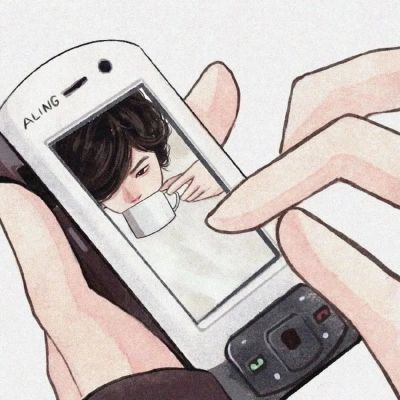手绘优质一左一右高清情头图片