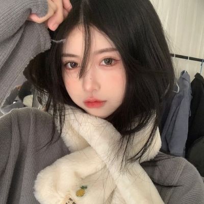原宿风真人女头无水印优质高清图片