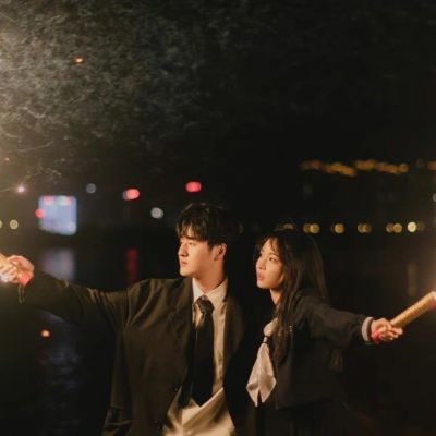 成熟甜蜜浪漫真人一对两张情侣头像图片
