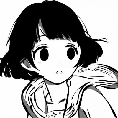女头像ins风漫画黑白