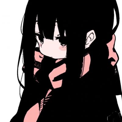 手绘漫画风人物女生头像图片