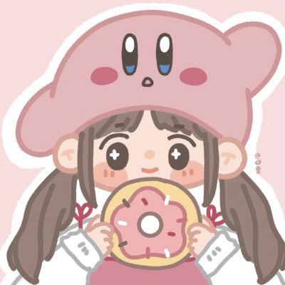 少女心粉嫩情侣头像图片