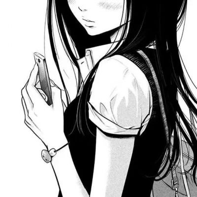女头像ins风漫画黑白