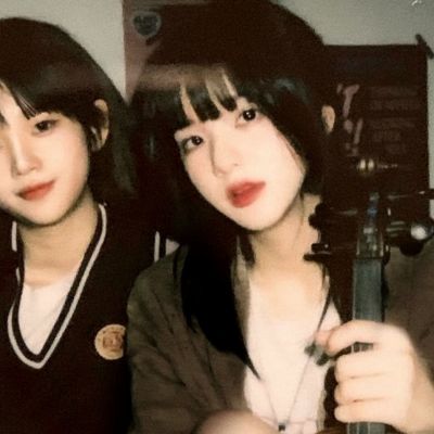 一拽一萌闺蜜头像真人图片