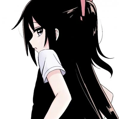 手绘漫画风人物女生头像图片