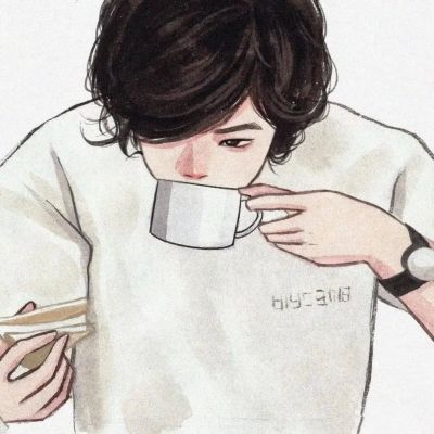 手绘优质一左一右高清情头图片