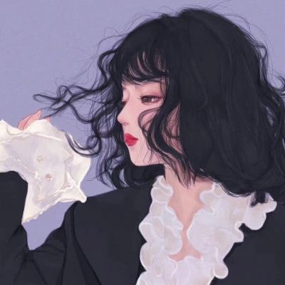 女生动漫很火的头像