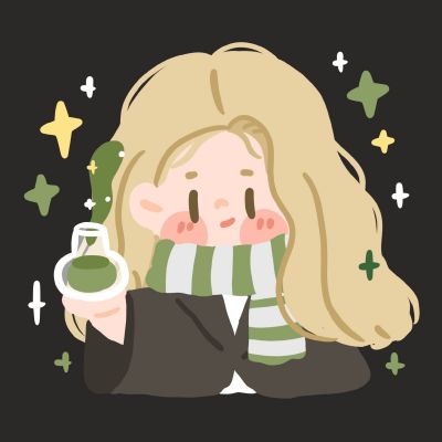 哈利波特头像女生手绘可爱图片
