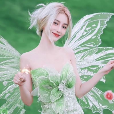 精灵头像女翅膀唯美