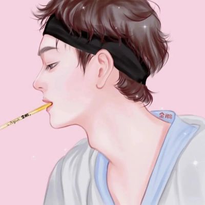 神仙情侣头像高级手绘