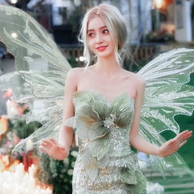 精灵头像女翅膀唯美