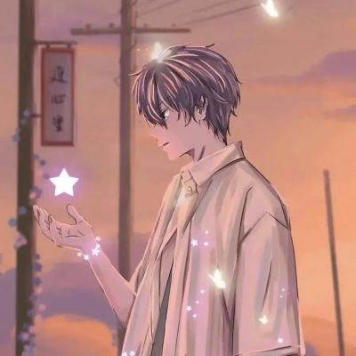 神仙情侣头像高级手绘