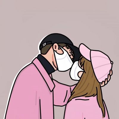 稀有头像情侣动漫手绘