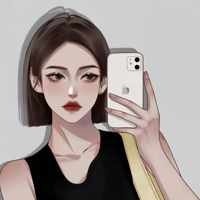 稀有头像情侣动漫手绘