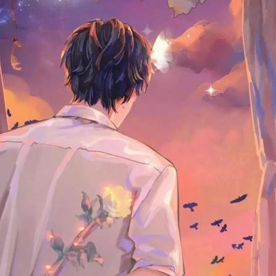 神仙情侣头像高级手绘